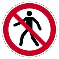 Cheap Stationery Supply of Durable Pedestrians Prohibited Floor Sign 173203 DB98345 Office Statationery