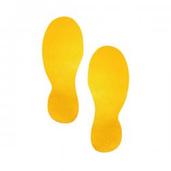 Cheap Stationery Supply of Durable Floor Marking Shape Foot Yellow 5 pairs 172704 DB98437 Office Statationery
