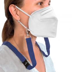 Cheap Stationery Supply of Durable Face Mask Lanyard Dark Blue - Pack of 10 852807 Office Statationery