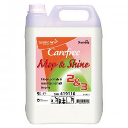 Cheap Stationery Supply of Carefree Mop and Shine Floor Polish 5 Litre (Pack of 2) 419110 DV41911 Office Statationery