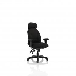 Cheap Stationery Supply of Jet Black Fabric Executive Chair OP000236 Office Statationery