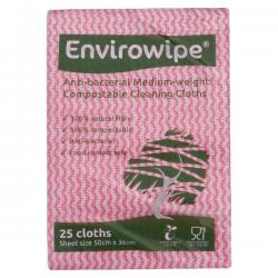 Cheap Stationery Supply of Envirowipe Antibacterial Cleaning Cloths 500x360mm Red (Pack of 25) EWF151 ECO24162 Office Statationery