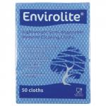 Envirolite Lightweight 290x360mm Blue All Purpose Cloths ELF1000S  Pack of 50