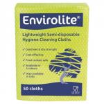 Envirolite Lightweight 290x360mm Yellow All Purpose Cloths ELF1000S Pack of 50