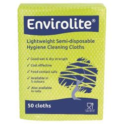 Cheap Stationery Supply of Envirolite Lightweight 290x360mm Yellow All Purpose Cloths ELF1000S Pack of 50 Office Statationery