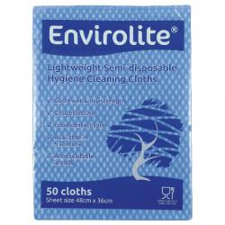 Cheap Stationery Supply of Envirolite Lightweight 480x360mm Blue All Purpose Cloths (Pack of 50) ELF500 ECO24276 Office Statationery