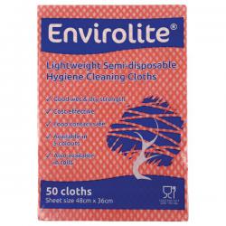 Cheap Stationery Supply of Envirolite Lightweight 480x360mm Red All Purpose Cloths (Pack of 50) ELF500 ECO24277 Office Statationery
