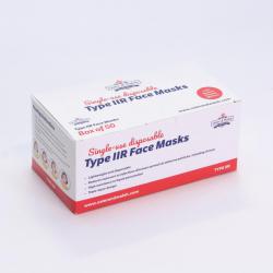 Cheap Stationery Supply of ValueX Type 11R Fluid Resistant Disposable Face Masks (Pack 50) - FMTIIR50TG 10114EA Office Statationery