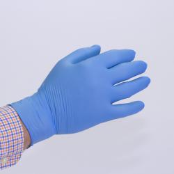 Cheap Stationery Supply of ValueX Nitrile Gloves Powder Free Blue Large (Pack 100) NGN100LBU 15047TC Office Statationery