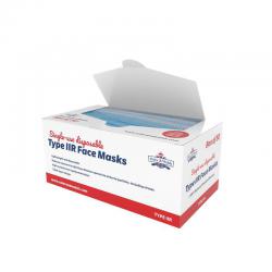 Cheap Stationery Supply of Osler & Walsh Type IIR Fluid-resistant 3 Ply Face Masks (Pack 50) -  FMTIIR50 24137EA Office Statationery