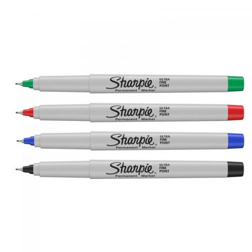 Sharpy Line Sharpie Permanent Marker Ultra Fine Tip 0.6mm Line Assorted 56729NR