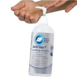 Cheap Stationery Supply of AF Antibacterial Sanitising Hand Rub Pump Top Bottle 500ml (Pack 6) ABHHR500 6 67376AF Office Statationery