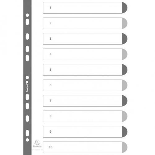 Guildhall Mylar Index Coloured Tabs 110 A4 White GH01110