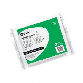 Shield Clear Polyethylene Gloves in Bags Large (Pack of 100) GD52 HEA00141