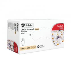 Cheap Stationery Supply of Shield Powder-Free Latex Gloves Small Natural (Pack of 100) GD05 HEA00396 Office Statationery