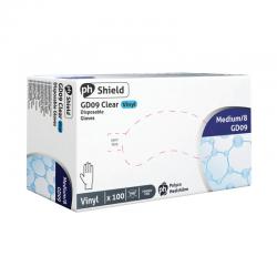 Cheap Stationery Supply of Shield Powder-Free Vinyl Gloves Medium Clear (Pack of 100) GD09 HEA00948 Office Statationery