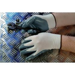 Cheap Stationery Supply of Shield Grey nitrile coated nylon Gloves gi/nn9 Office Statationery