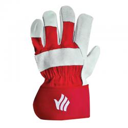 Cheap Stationery Supply of Polyco Premium Rigger Gloves Chrome Selected Leather Red (Pack of 10) LR158R HEA02747 Office Statationery