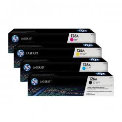 Cheap Stationery Supply of HP 126A Toner Cartridge Bundle Cyan/Magenta/Yellow/Black (Pack of 4) HP815972 HP815972 Office Statationery