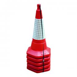 Cheap Stationery Supply of Red Standard One Piece Cone 750mm (Pack of 5) JAA060-220-615 JS05830 Office Statationery