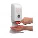 Aquarius Hand Sanitiser Dispenser White 1 Litre 7124 KC04696