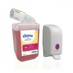 Cheap Stationery Supply of Kleenex Joy Hand Cleanser 1 Litre (Pack of 6) plus FOC Aquarius Dispenser KC832088 KC832088 Office Statationery