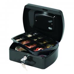 Cheap Stationery Supply of Q-Connect Cash Box 8 Inch Black KF02602 KF02602 Office Statationery