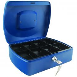 Cheap Stationery Supply of Q-Connect Cash Box 10 Inch Blue KF02624 KF02624 Office Statationery
