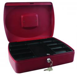 Cheap Stationery Supply of Q-Connect Red 12 Inch Cash Box Office Statationery