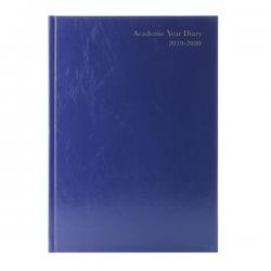 Cheap Stationery Supply of Academic Diary A4 Day Per Page 2019-20 Blue KF1A4ABU19 KF1A4ABU19 Office Statationery