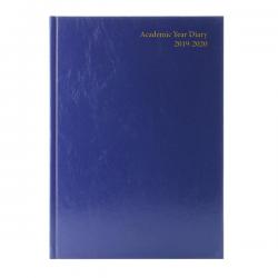 Cheap Stationery Supply of Academic Diary A5 Day Per Page 2019-20 Blue KF1A5ABU19 KF1A5ABU19 Office Statationery
