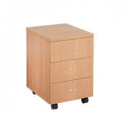 Cheap Stationery Supply of First Mobile Under Desk Pedestal 3 Drawer Beech KF74915 KF74915 Office Statationery