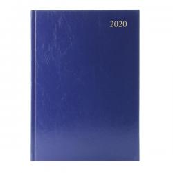 Cheap Stationery Supply of Desk Diary A4 Day Per Page Appointments 2020 Blue KFA41ABU20 Office Statationery