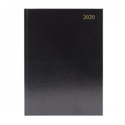 Cheap Stationery Supply of Desk Diary A4 2 Days Per Page 2020 Black KFA42BK20 Office Statationery
