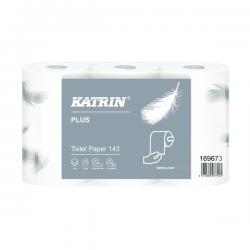 Cheap Stationery Supply of Katrin Mini Jumbo Toilet Roll 2-Ply 143 Sheets (Pack of 42) 169673 KZ16967 Office Statationery