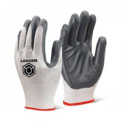 Cheap Stationery Supply of B-Click 2000 Grey Small Nitrile Gloves Pack 10s NWT4209-S Office Statationery