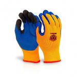 B-Flex Orange/Blue Thermo Star Medium Gloves (Pair) NWT4863-M