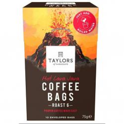 Cheap Stationery Supply of Taylors of Harrogate Hot Lava Java Coffee Bags Pack 10s NWT4952 Office Statationery