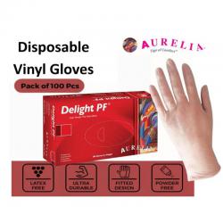 Cheap Stationery Supply of Delight Clear Powder Free LARGE Vinyl Gloves 100s NWT569-L Office Statationery
