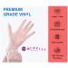 Aurelia DELIGHT Clear Powder Free MEDIUM Vinyl Gloves 100s NWT569-M