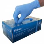 Robust Micro-Textured Blue Powder Free MEDIUM Nitrile Gloves 100s NWT571-M