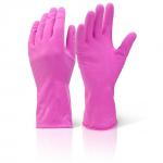 B-Click 2000 Pink Medium Household Gloves 10 Pack NWT5729