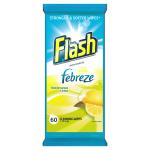 Flash Strong Weave Lemon Cleaning Wipes (Pack of 60) 5413149937062