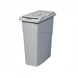 Cheap Stationery Supply of Rubbermaid Slim Jim Confidential Waste Container Grey FG9W1500LGRAY RU16613 Office Statationery