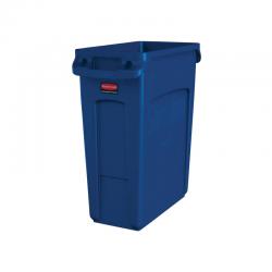 Cheap Stationery Supply of Rubbermaid Slim Jim Vented Container 60L Blue 1971257 RU19420 Office Statationery
