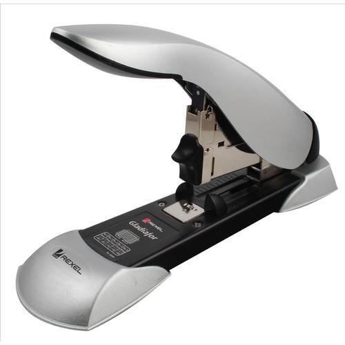 Rexel Gladiator Heavy Duty Stapler Silver/Black 2100591 RX10623