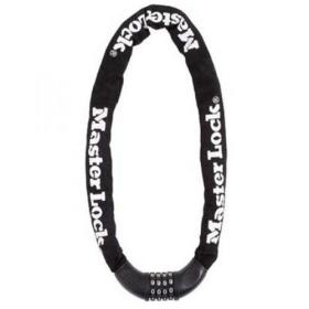 Master Lock 90cm x 8mm Chain With Integrated Resettable Combi Lock