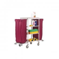 Cheap Stationery Supply of Maid Service Trolley Burgundy Bags 306769 SBY04674 Office Statationery