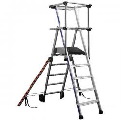 Cheap Stationery Supply of Work Platform 150kg 4 Tread Silver (950mm fixed height work platform) 307570 SBY04971 Office Statationery