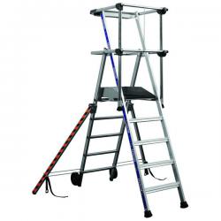 Cheap Stationery Supply of Work Platform 150kg 5 Tread Silver (1200mm fixed height work platform) 307571 SBY04972 Office Statationery